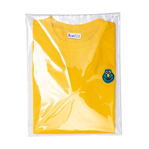 Muyindo 100 Pieces (9x12 Inch) Clear Plastic Bags for Packaging, Clothing &  T-Shirts Strong Packing Self Adhesive Cellophane Bag