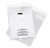 9x12 100 Count Poly Bags Plastic Shirt Bags Clear Plastic Bags