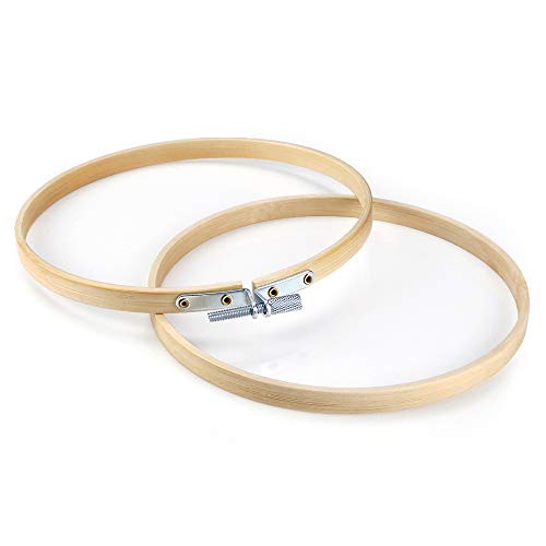 5 Inch Wooden Round Embroidery Hoops Bamboo Circle Cross Stitch Hoop