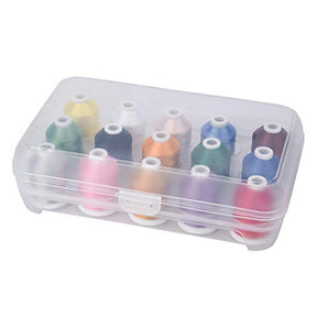 15 Spools Storage Box Organizer Embroidery Case Craft Storage Containers
