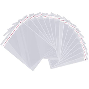 11x14 Inches Large 200 Pcs Resealable Cellophane Bags For Packaging Clothes