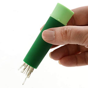 Green Slight Twist N Select Needle Storage Tube Needle Holder