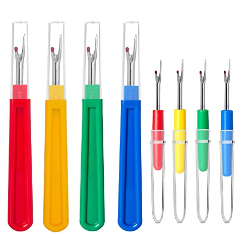 4 Large And 4 Small Sewing Seam Rippers Handy Stitch Rippers For Sewing