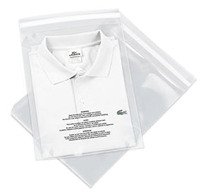 11x14 200 Count Clear Poly Bags T Shirt Plastic Bags Cellophane Bags