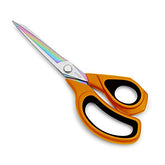 9.5 Inches Black/Aurantia Fabric Scissors All-Purpose Stainless Steel Scissors