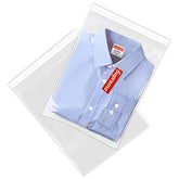 12x15 200 Count Poly Bags For Shirts T Shirt Bags Clear Plastic Bags