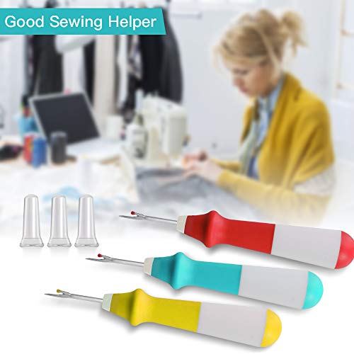 Colorful 3 Piece Large Seam Ripper Seam Rippers For Sewing Seam Cutter