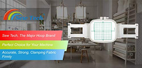 4x4 Embroidery Hoop For Brother Sewing Machine Mighty Hoops