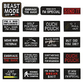 20 Pieces Tactical Military Patch Embroidery Patch Set For Military Uniforms