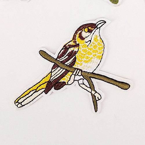 20 Birds Pcs Embroidered Patch Sew On Patch Applique Patches