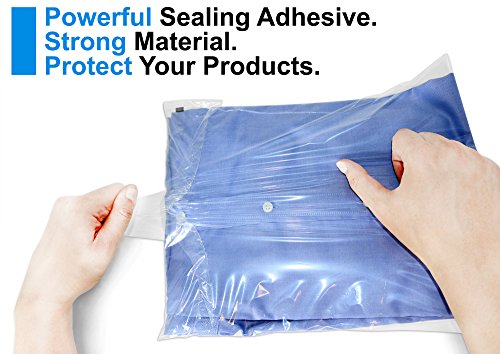12x15 200 Count Clear Poly Bags T Shirt Plastic Bags Cellophane Bags