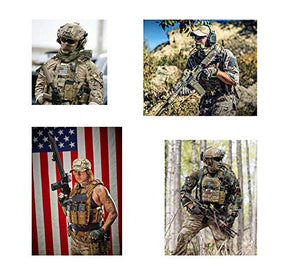 Red White Tactical Patches Of USA Flag With Hook And Loop Army Uniform