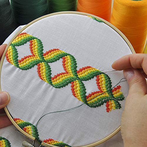 12 Pieces 8 Inch Embroidery Hoops Cross Stitch Hoop Ring For Art Craft Handy Sewing