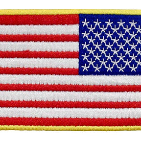 Tactical Reverse America Flag Patch Embroidered Iron On USA Military