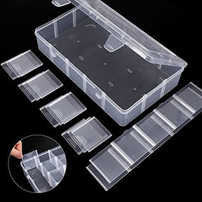 3 Pack 15 Large Grids Organizer Box 15 Compartments Plastic Storage Box With Dividers