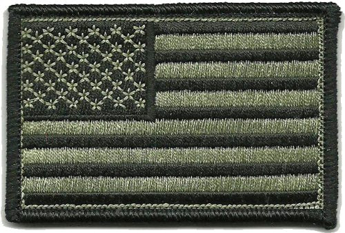 2x3 Tactical USA Flag Patch Sew On Embroidered Patches